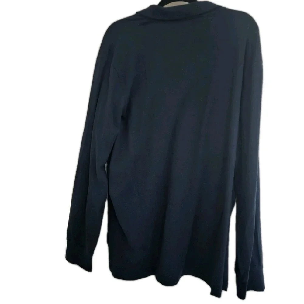 Polo Ralph Lauren Pima Soft Touch Cotton Polo Shirt Long‎ Sleeve Blue SZ XXL